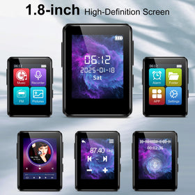 Woolynew D2 MP3 player FM radio function for on-the-go entertainment