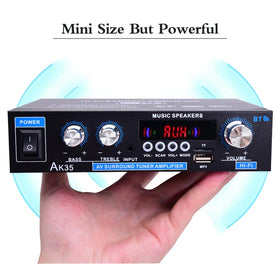 WOOPKER AK35 dual microphone inputs are ideal for karaoke gatherings