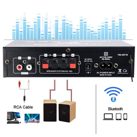 WOOPKER AK35 USB/SD input ports for seamless digital playback