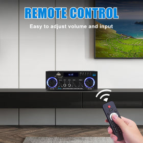 WOOPKER AK50 connected to an active subwoofer for deeper bass extension