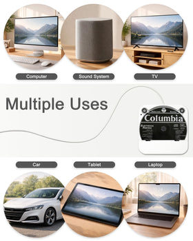WOOPKER home-use setup works with TV, laptop, or computer for CDs