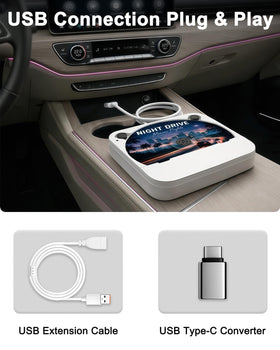 WOOPKER CD player with Type-C adapter for broad device compatibility