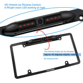 Wordcam 170-degree wide-angle camera broad rear visibility