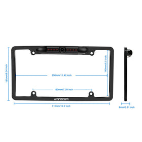 Wordcam IP67 waterproof backup camera for all-weather use