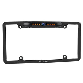 Wordcam license plate frame rear view camera with clear backup view