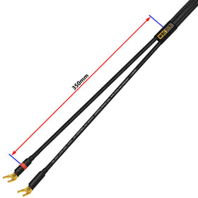 WORLDS BEST CABLES 25-foot cable ideal for left and right channel layouts.