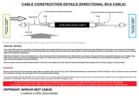 WORLDS BEST CABLES Amphenol black-chrome connector close-up for reliable contact