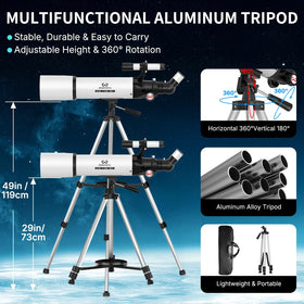 WOSPORTS 10mm eyepiece enabling higher magnification exploration