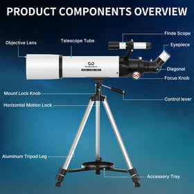 WOSPORTS 3x Barlow lens expands the magnification range