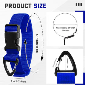 Wowangce 17-inch extension cord holder keeps long cords neatly coiled.