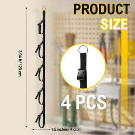 Wowangce metal loop design for easy hanging and secure storage.