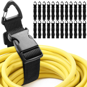 Wowangce front view of 24-pack straps showing organized storage benefit