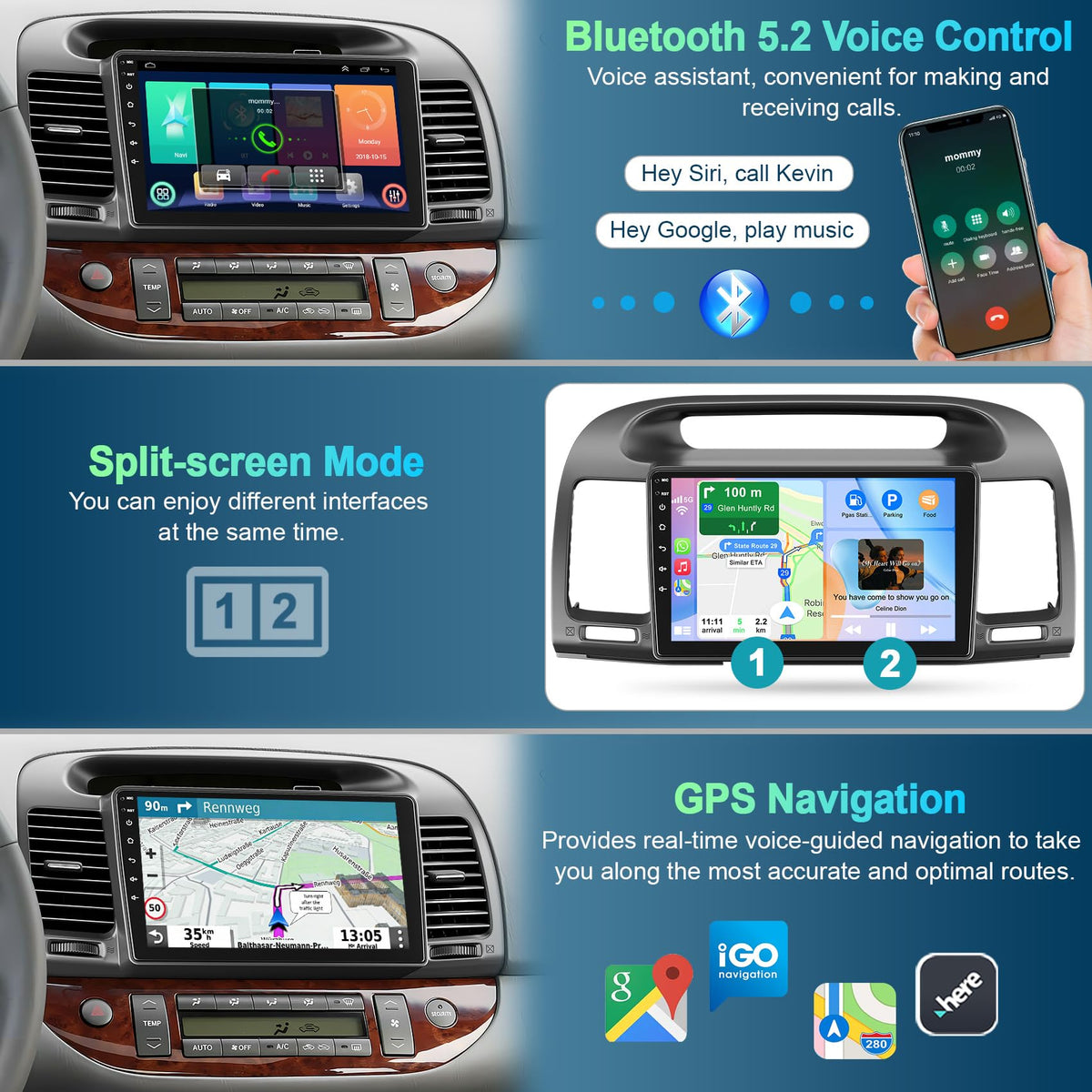 WOWiViD Bluetooth 5.2 keeps calls clear while you tune FM stations.