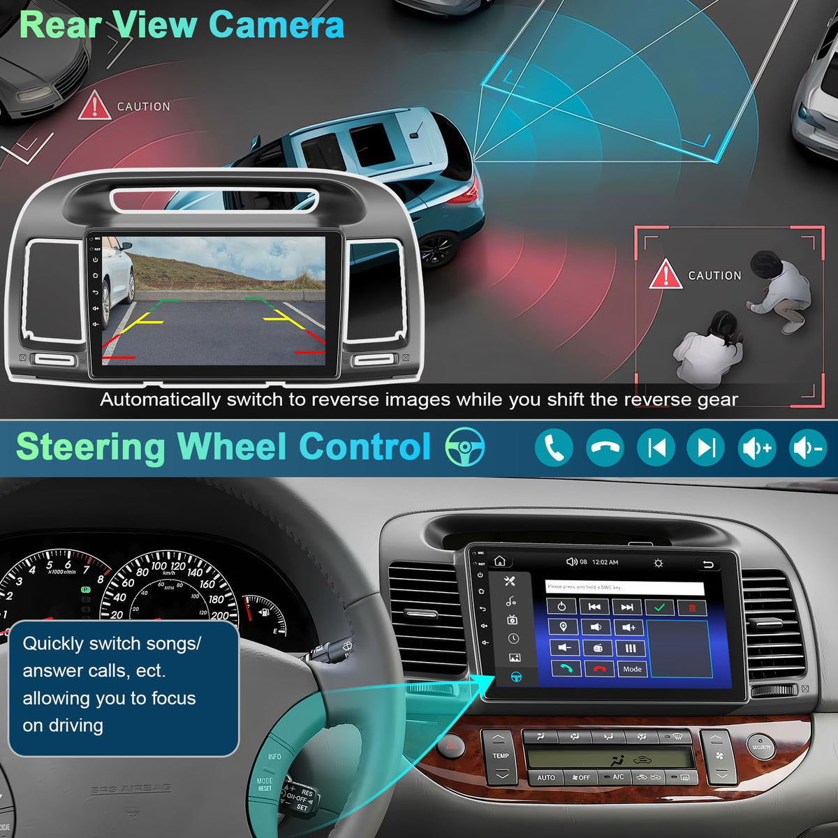 WOWiViD steering wheel control keeps music and calls hands-free.