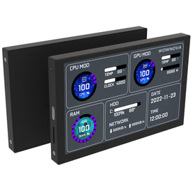 WOWNOVA 5in temp monitor front view shows real-time data on a compact secondary display