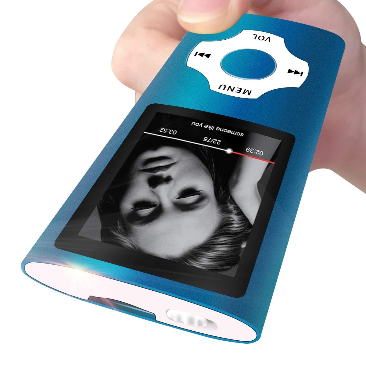 WOWSYS MP3/MP4 portable player travel-friendly design supports everyday entertainment