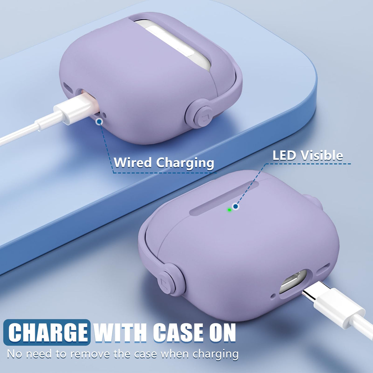 Wowwat fantasy purple case highlighting transparent finish and stylish look
