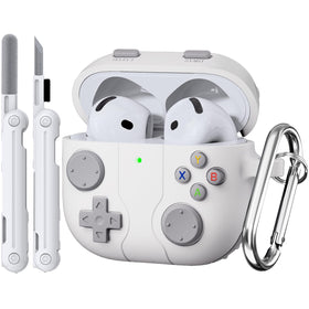 Wowwat AirPods 4 game-console case protects the charging case from scratches.