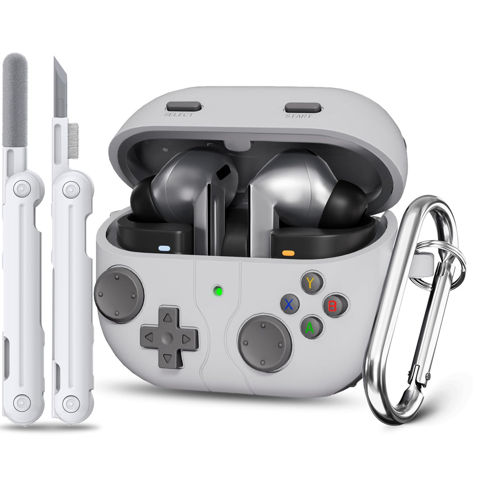 Wowwat Galaxy Buds 3 FE case front view showing snug fit and protective silicone