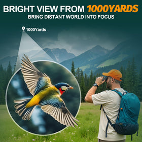 WOZEL 32mm objective lens delivering brighter, clearer images during birding