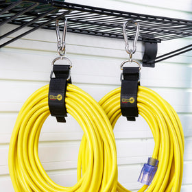 Wrap-It storage strap pair displayed on packaging