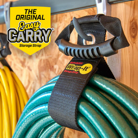 Wrap-It 2-pack keeps shed and garage gear neatly stored.