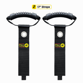 Durable polypropylene Wrap-It strap resists weather while storing heavy cables