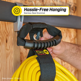 Two-pack Wrap-It straps provide versatile organization for cords and hoses