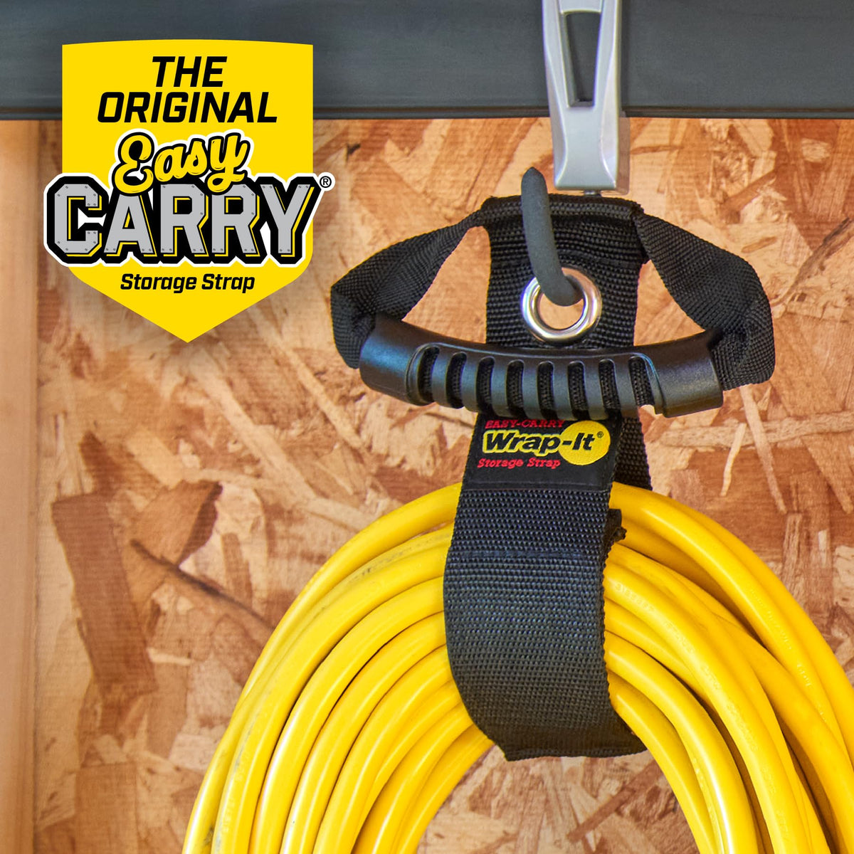 Each strap supports up to 100 pounds for robust storage