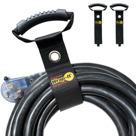 Wrap-It Easy-Carry 22-inch strap with grommet keeps cords neatly bundled.