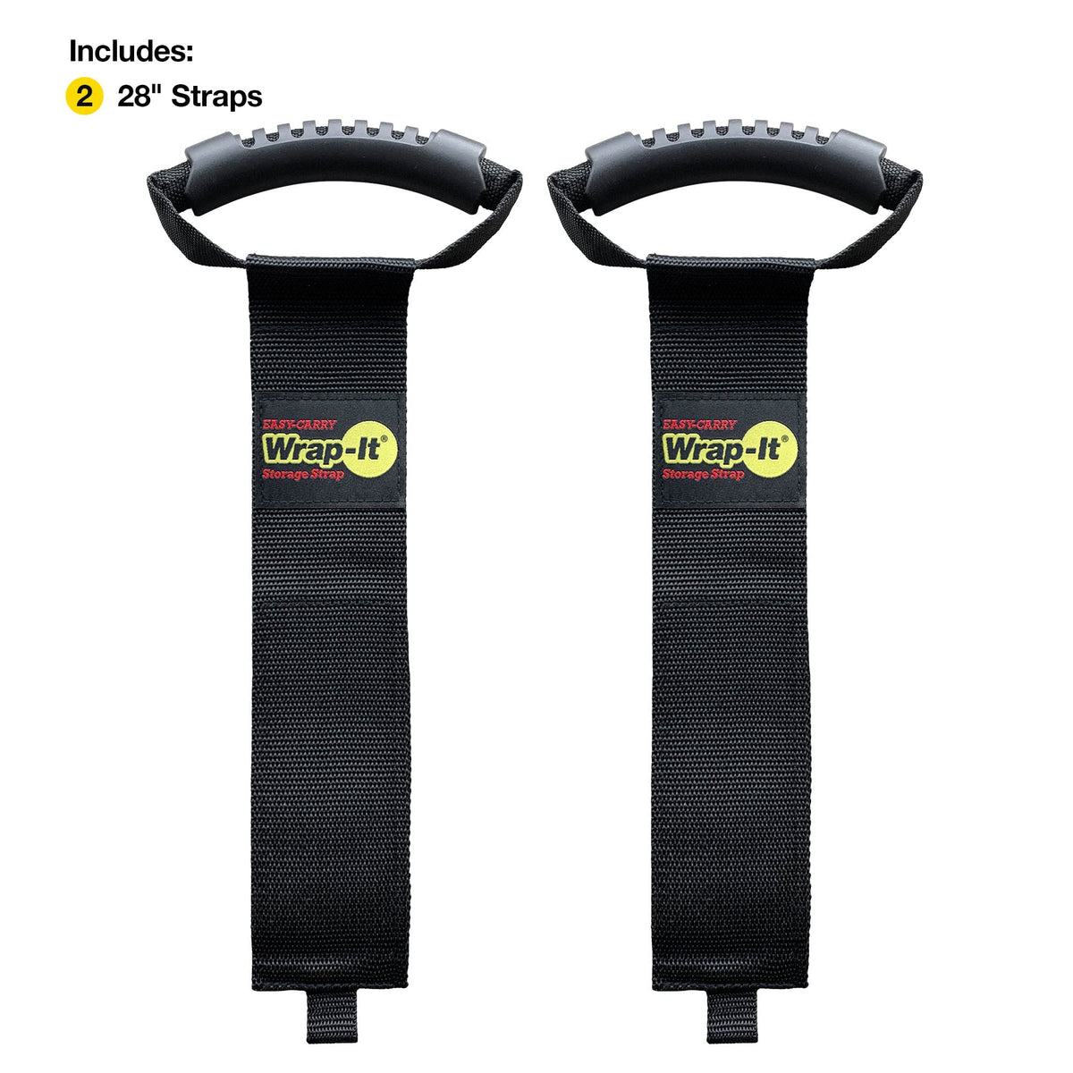 Wrap-It Storage Easy-Carry Strap cinches cables for simple transport.