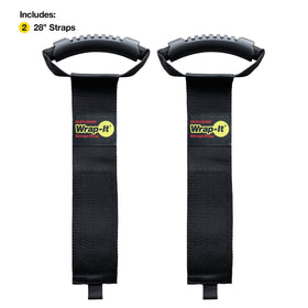 Wrap-It Storage Easy-Carry Strap cinches cables for simple transport.