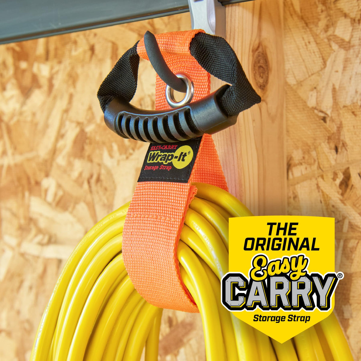 Wrap-It strap bundles and transports electrical cords safely