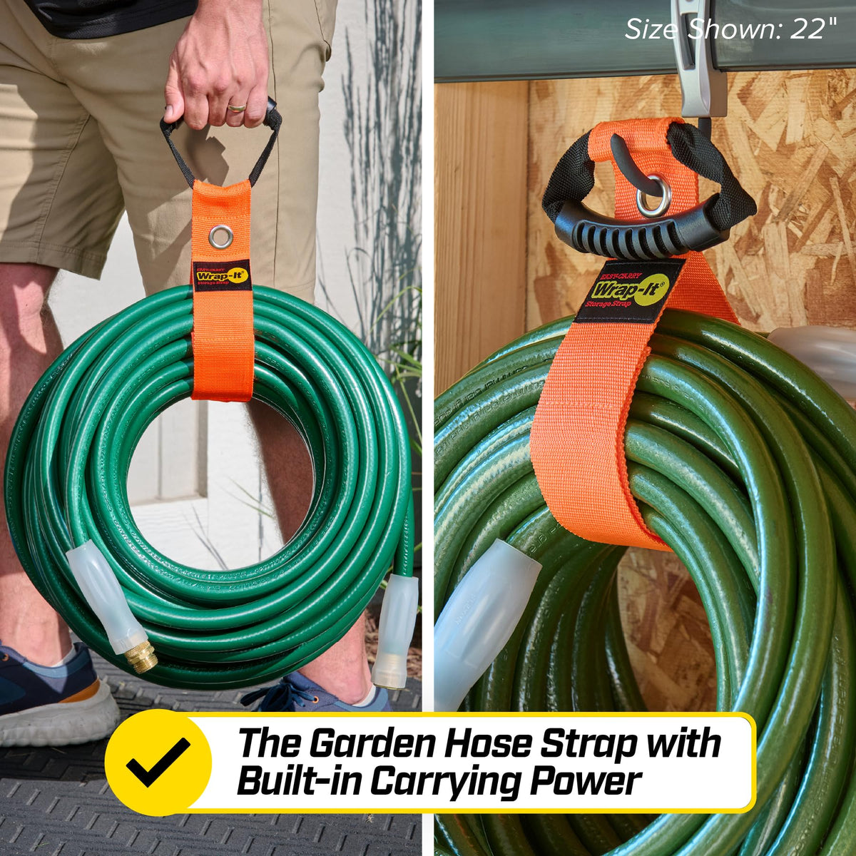 Wrap-It strap with grommet ideal for RV gear and hoses