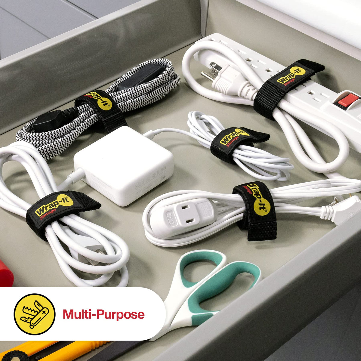 Wrap-It Quick-Straps marine-grade polypropylene resists weather and sun exposure