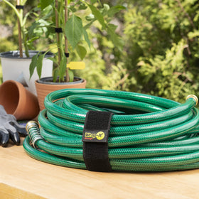 Black Selfie Straps blend with gear for discreet cable organization