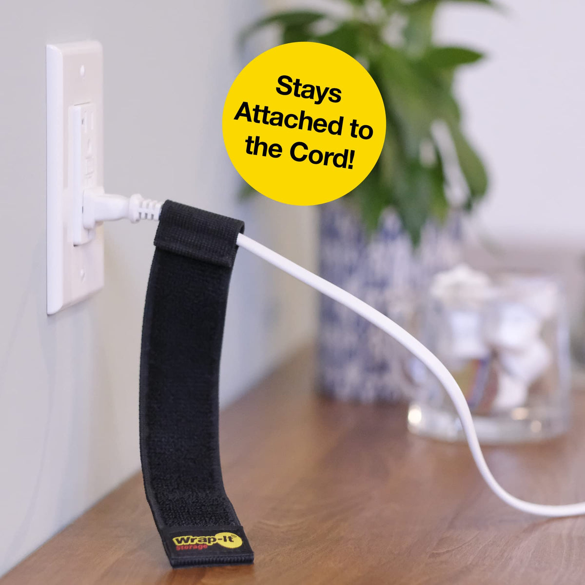 Wrap-It Selfie Straps suitable for indoor and outdoor cord organization