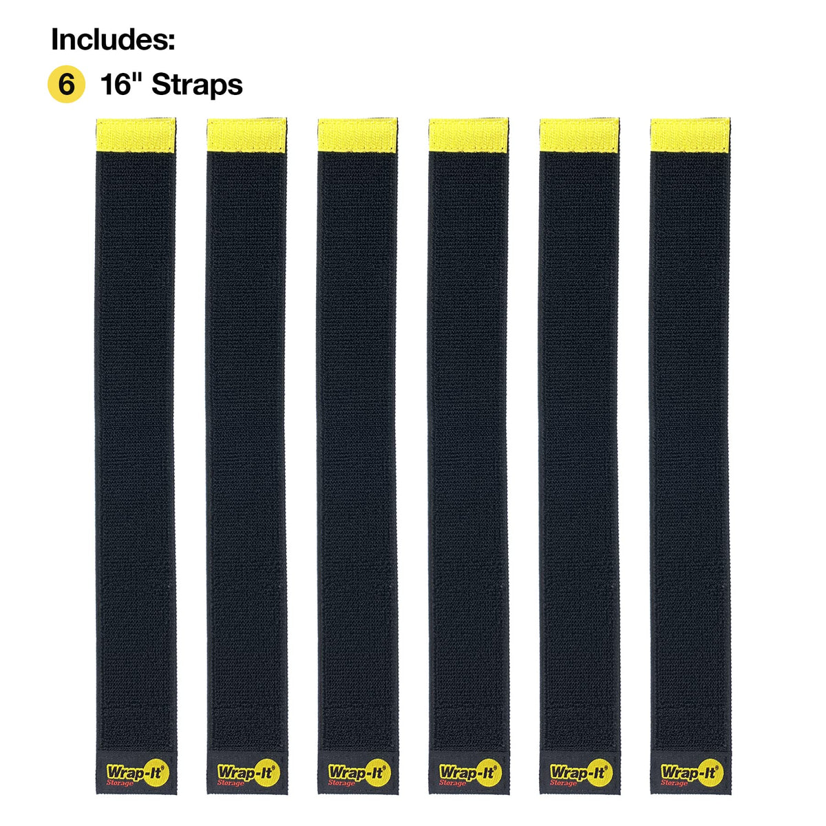 Selfie Straps bright yellow tab helps identify cords during use