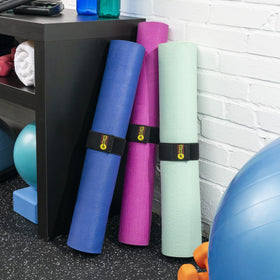 Wrap-It Storage bike strap keeps bikes secured during travel.
