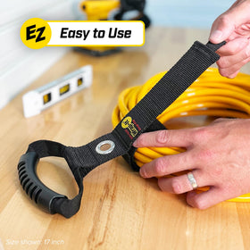 Wrap-It Storage black nylon hook-and-loop fastener for secure bundling