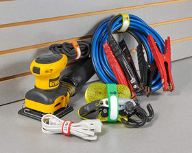 Wrap-It Storage Cinch-Straps 18in with label for longer cable management