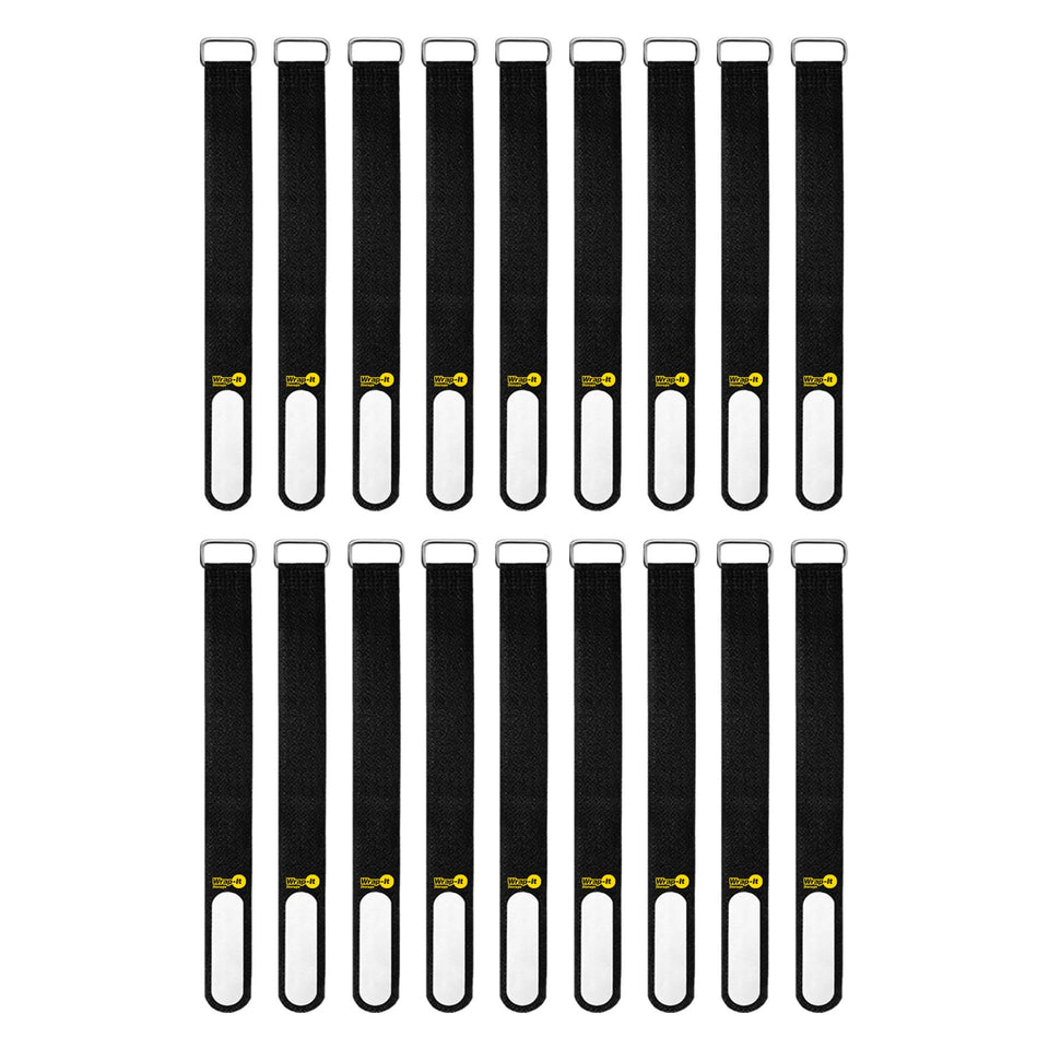 Wrap-It Storage cinch straps with write-on label for quick cord identification.
