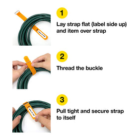 Wrap-It Storage Cinch-Straps keep junk drawer cords orderly and reusable.