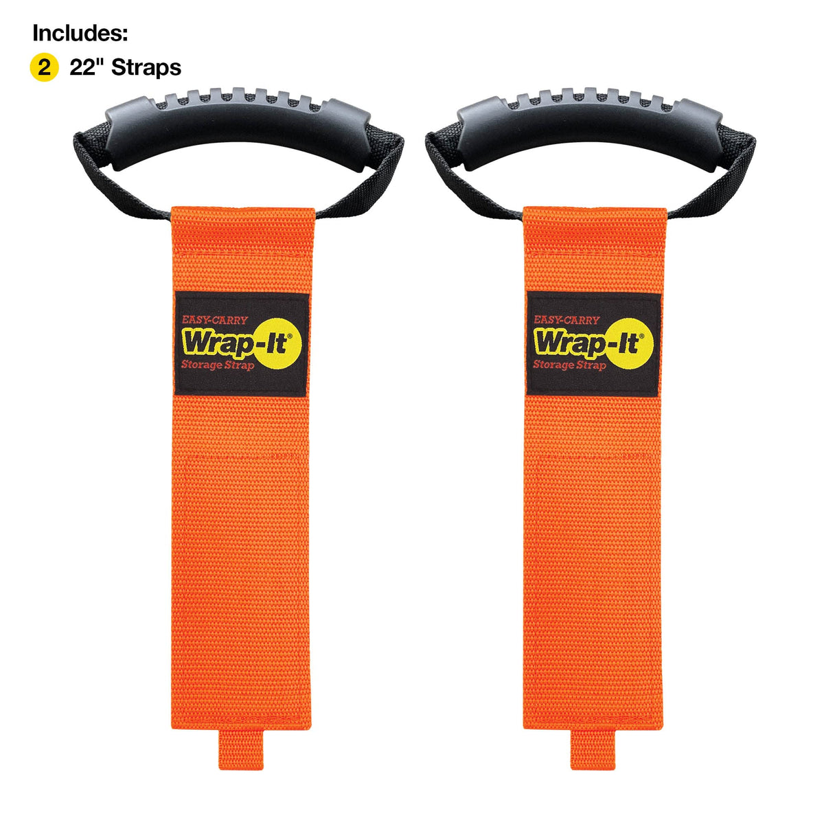 Wrap-It Storage cord bundle strap keeps cables tidy and accessible.
