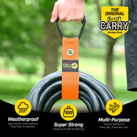 Wrap-It Storage Easy-Carry strap bundle keeps cords neat and portable.