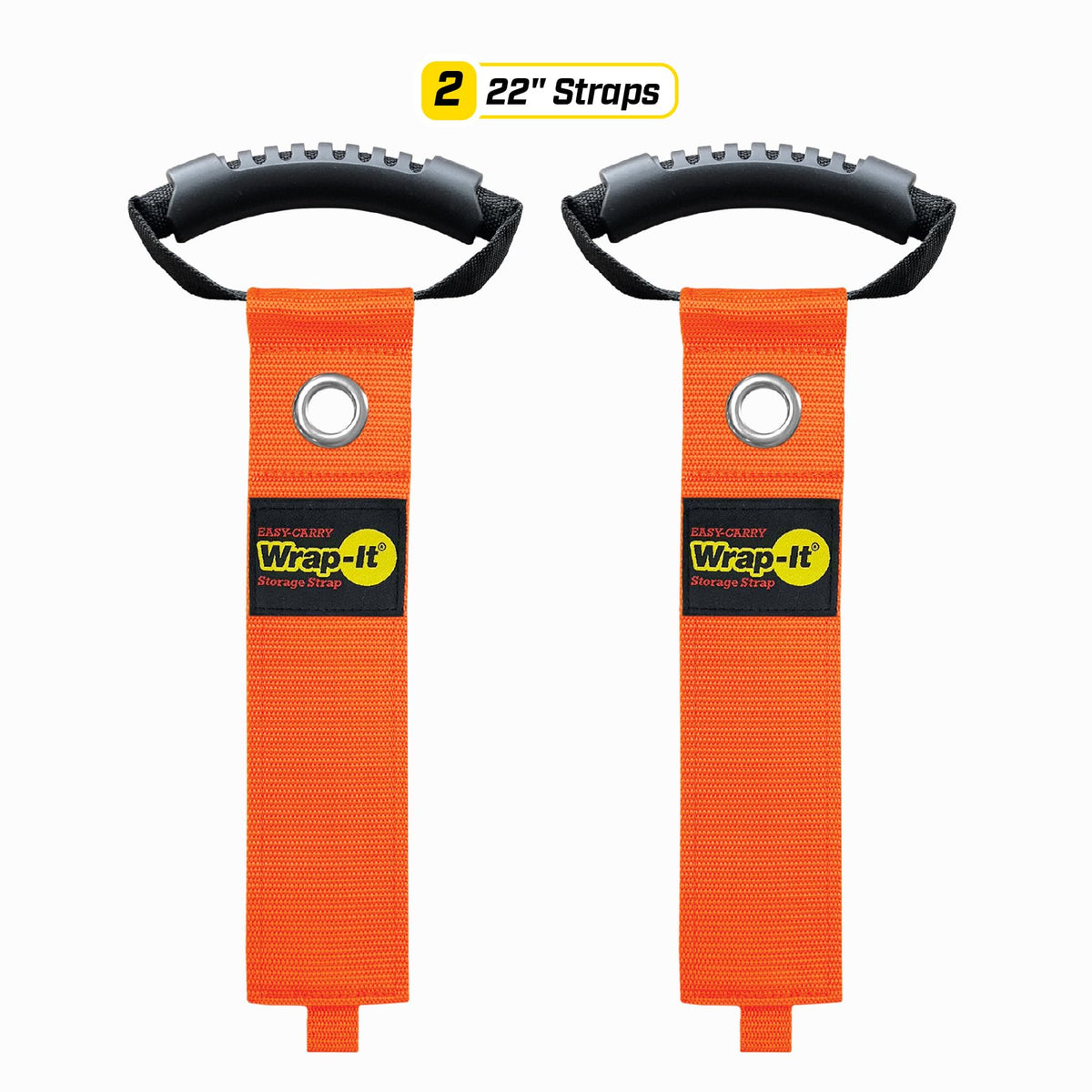 Wrap-It Storage Easy-Carry strap secures extension cords for compact storage.