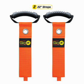 Wrap-It Storage Easy-Carry strap secures extension cords for compact storage.