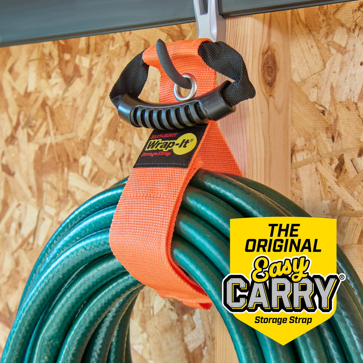 Wrap-It Storage Easy-Carry strap is a versatile garage workshop companion.