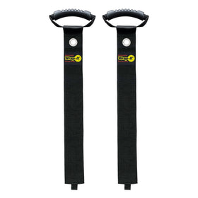 Wrap-It Storage Easy-Carry 48-inch strap with grommet bundles cords for durable garage organization