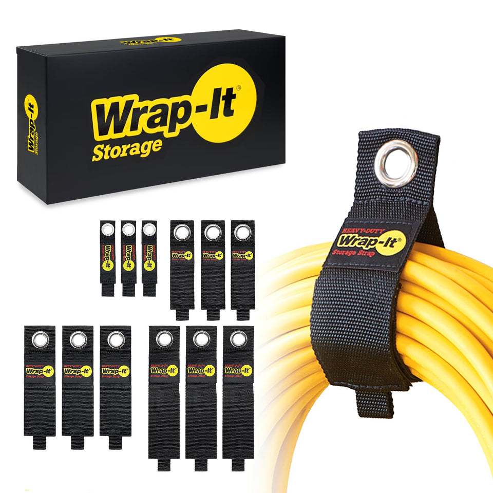 Wrap-It Storage front packaging showing assorted 12-pack and benefits